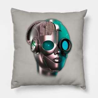 Female Superior Cyborg No. 194 Pillow