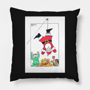 Santa Captured Pillow