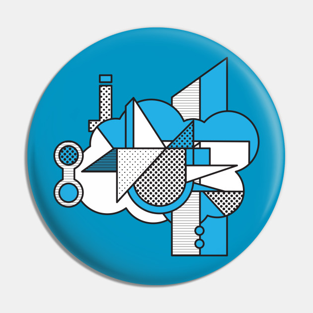 Abstract Cloud Final Fantasy 7 Pin Teepublic