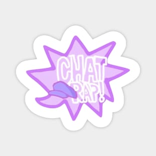 Chat Rap Pastel Logo Magnet