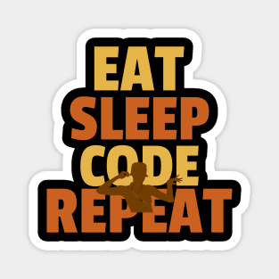 Eat Sleep Code Repeat Magnet