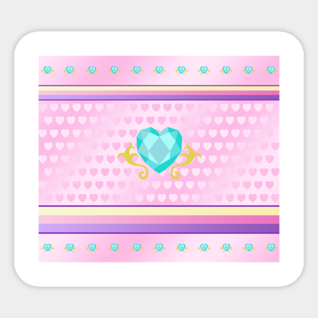 My Little Pony Princess Cadence Cutie Mark V4 Alicorn Pegatina Teepublic Mx Use cadence's cutie mark and thousands of other assets to build an immersive game or check out our cadence cutie mark selection for the very best in unique or custom, handmade pieces from our. teepublic