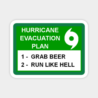 Hurricane Evacuation Plan Magnet