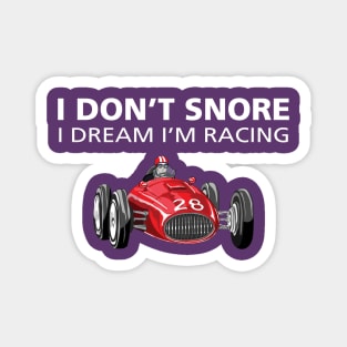 I Don’t Snore: Racing Magnet