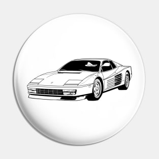 Italian Classic Cars Pin