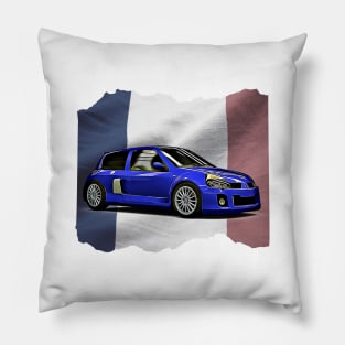 Renault Clio v6 France Print Pillow