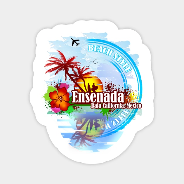 Ensenada Baja California Mexico Magnet by dejava