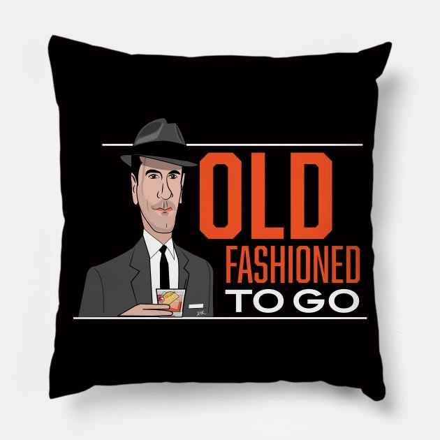 Old Fashioned to go Pillow by chrayk57