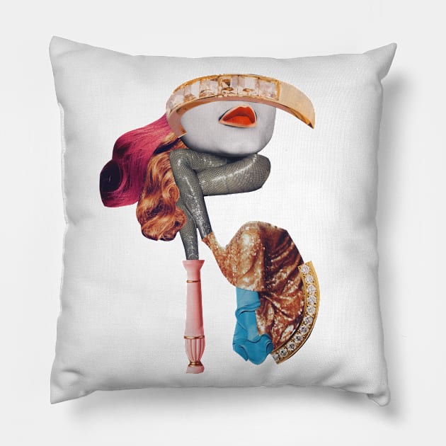 Surreal Lamp Pillow by Luca Mainini