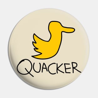 Quacker Social Pin