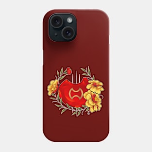 Warrior from FF14 Job Crystal with Flowers T-Shirt Phone Case