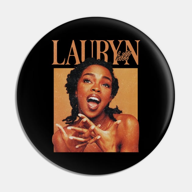 Lauryn Hill // Retro Singer Pin by Shelter Art Space