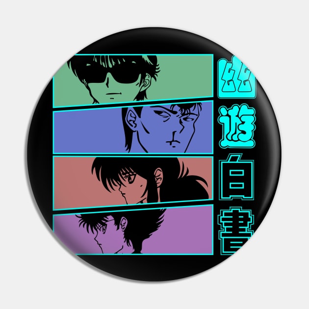 Spirit Detective Squad Pin by Planet of Tees