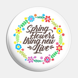 Beautiful Spring Flower Pin