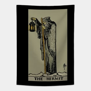 The Hermit Tarot Card Tapestry