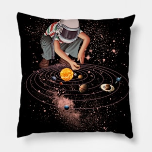 Marble Planet Pillow