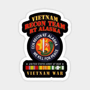 Recon Team - RT Alaska - Vietnam War w VN SVC Magnet