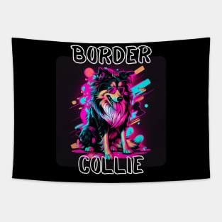 Graffiti Style - Cool Border Collie 4 Tapestry