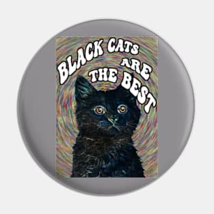 Black cats are the best Pin