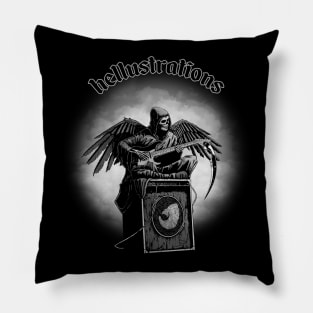 The Grim Guitarist Pillow