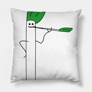 Smoking leek Pillow