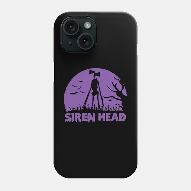 Purple Siren Head Phone Case by Souls.Print