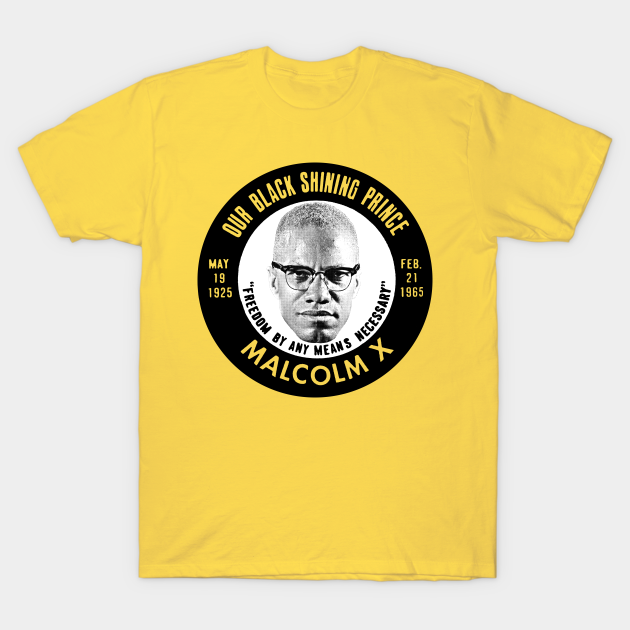 Discover Malcolm X / Black Pride Button - Malcolm X - T-Shirt