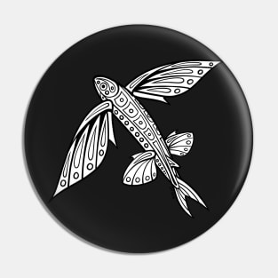 Native Inspired Flying Fish Pin