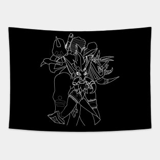 Vol'jin (white) Tapestry