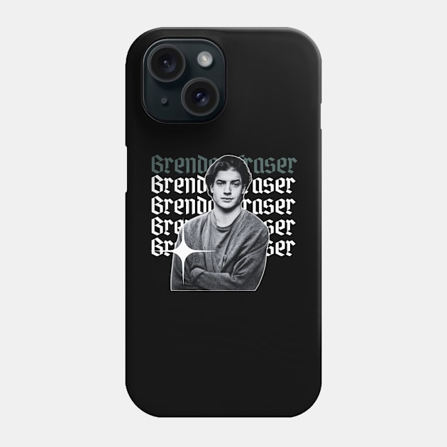 Brendan fraser x 90s retro Phone Case by KawaKiwi