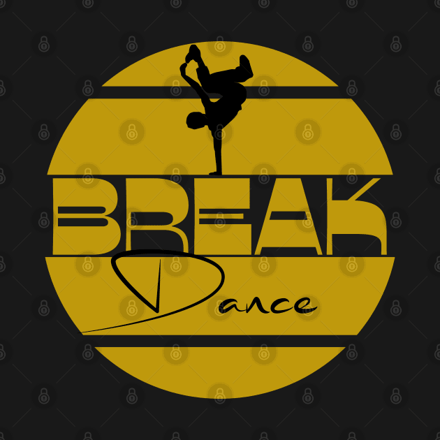 Breakdance yellow black by Bailamor