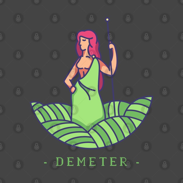 Demeter Greek Mythology by MimicGaming