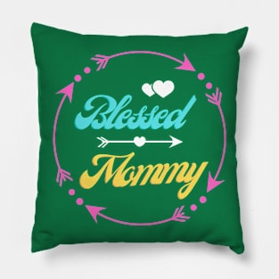 Blessed Mum Inspired Design Pillow