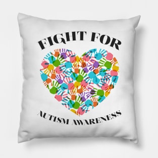 'Fight For Autism Awareness' Autism Awareness Shirt Pillow