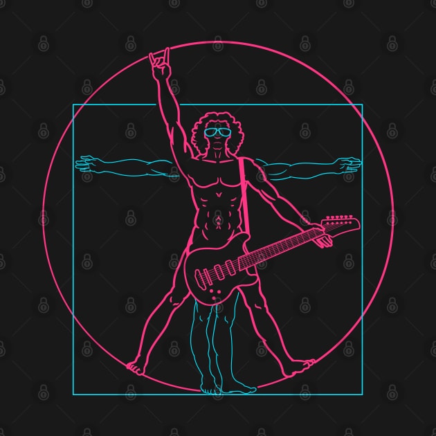 Vitruvian Man Rock Star by zoljo