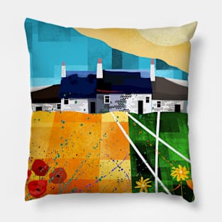 Village Life Pillow