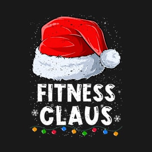 Fitness Claus Christmas Santa Family Matching Pajama T-Shirt