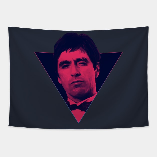 Al Pacino - Scarface Tapestry by TheSnowWatch