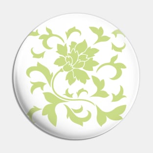 Oriental Flower – Daiquiri Green Pin