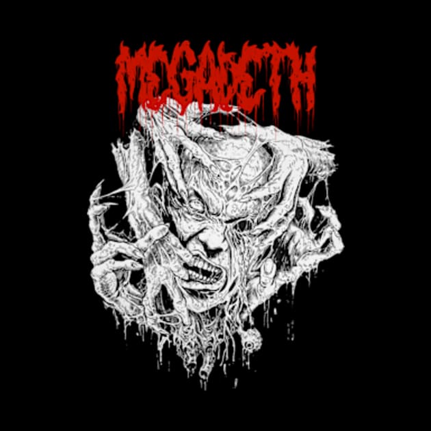 Creeping Skull Megadeth by Mutearah