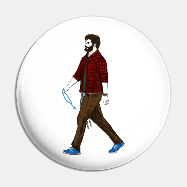 Rosary Boxer walking in Fall. Pin by HappyRandomArt