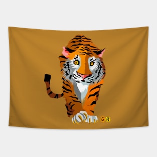 Hungry Tiger Tapestry