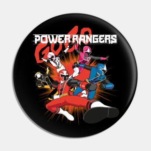 Red Power Ranger Roars Into Action Pin