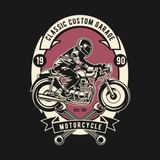 Classic Custom Garage, Vintage Retro Classic T-Shirt