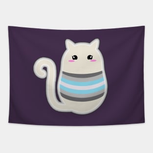 Demiboy Pride Cat Tapestry