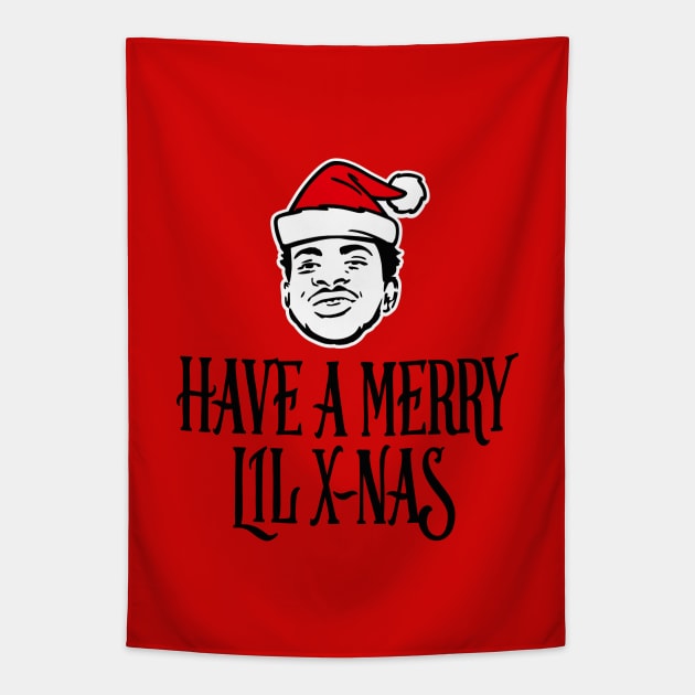 Have a merry Lil X-Nas X-Mas Christmas Hip Hop pun Rap Tapestry by LaundryFactory