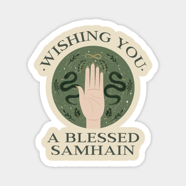 Samhain Magnet by Tip Top Tee's