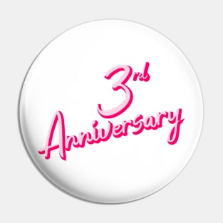 3rd Anniversary Pinky Pin