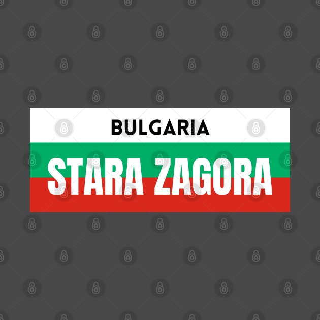 Stara Zagora City in Bulgarian Flag by aybe7elf