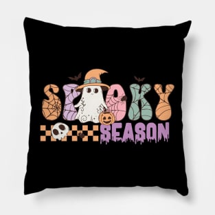 Retro Halloween Spooky season Funny Pillow